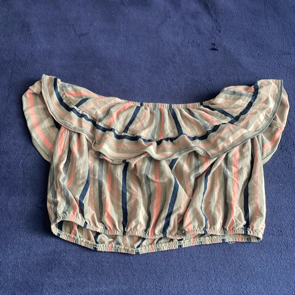 American Eagle off the shoulder top.